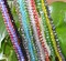 Faceted Glass Crystal Beads1350 Pieces Strands Briolette Rondelle Crystal Beads Spacer for Jewelry Making 15 Colors 6MM
